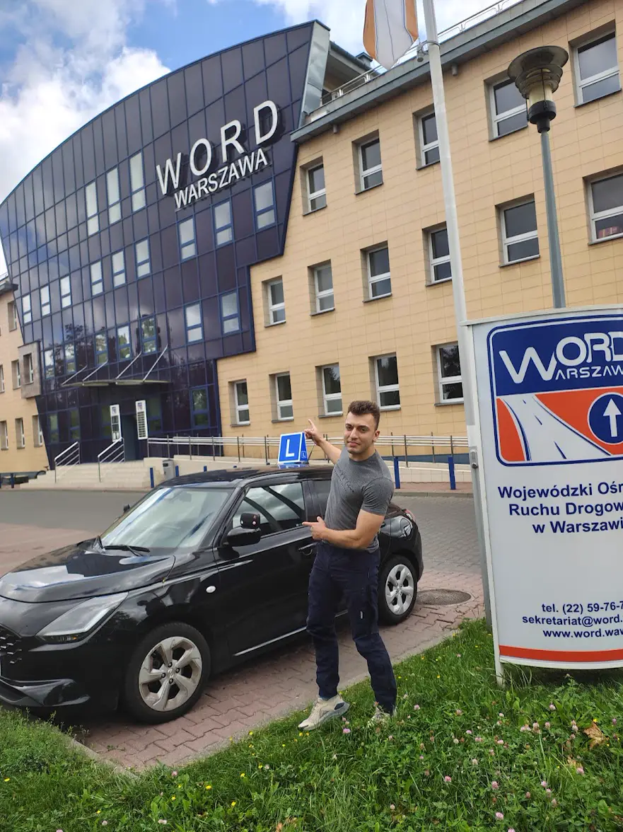 Przygotowanie do egzaminu na trasie WORD Odlewnicza w Warszawie